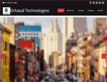 Tablet Screenshot of orbaud.com